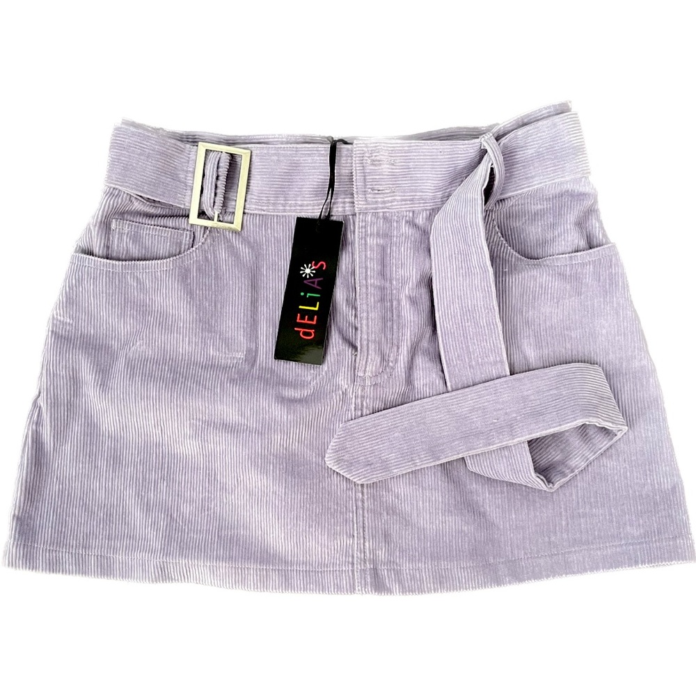 dELiA*s purple mini skirt